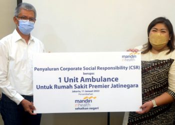 Mandiri Inhealth Menyerahkan Satu Unit Ambulance kepada RS Premier Jatinegara