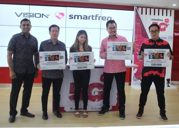 Kerjasama Eksklusif Smartfren-Vision+ Beri Pelanggan Akses Channel Premium Vision+