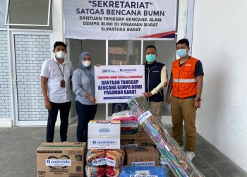 PT Jamkrindo Salurkan Bantuan Untuk Korban Gempa Sumbar