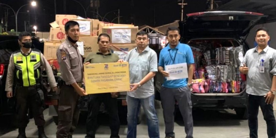 Bank BTN Peduli Gempa Pasaman Barat