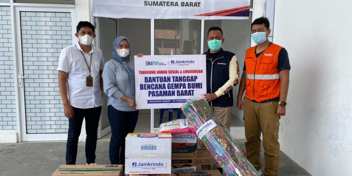 Jamkrindo Peduli Gempa Sumbar