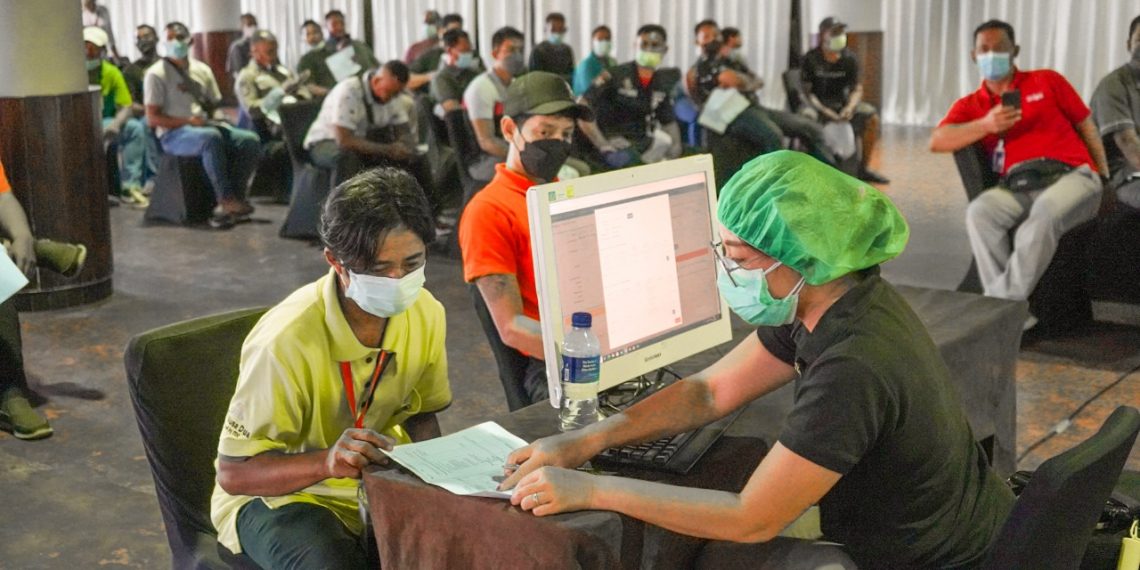 ITDC Selenggarakan Vaksinasi Booster Untuk Pekerja Di Dalam Kawasan The Nusa Dua