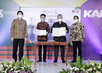 Penandatanganan MoU Antara PT KAI (Persero) dan Summarecon Tandai Pengembangan Transit Oriented Development di Summarecon Bekasi