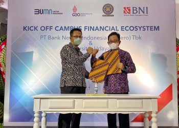 Pertama di Luar Jawa,BNI Bangun Campus Financial Ecosystem Bersama UNUD