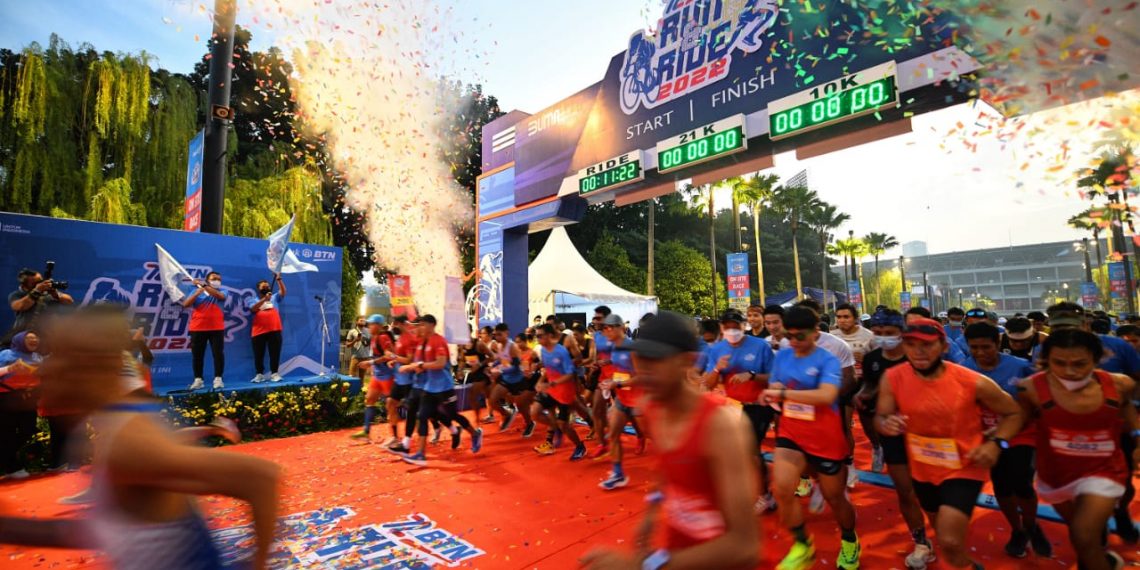 3.000 Peserta Meriahkan BTN Run & Ride 2022