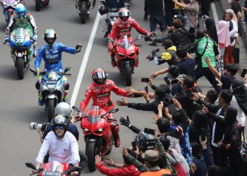 Presiden Jokowi Melepas Parade MotoGp