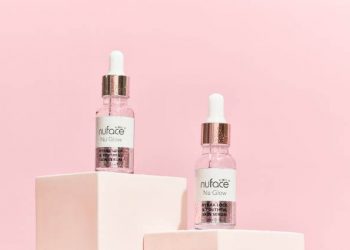 Nu Glow Hydra Lock & Youthful Skin Serum untuk Kulit Wajah yang Cantik, Lembap, dan Kenyal Bercahaya