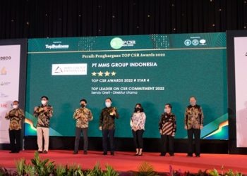 MMS Group Indonesia dan Anak Perusahaannya; PT MHU, Raih 5 Penghargaan Top CSR Awards 2022