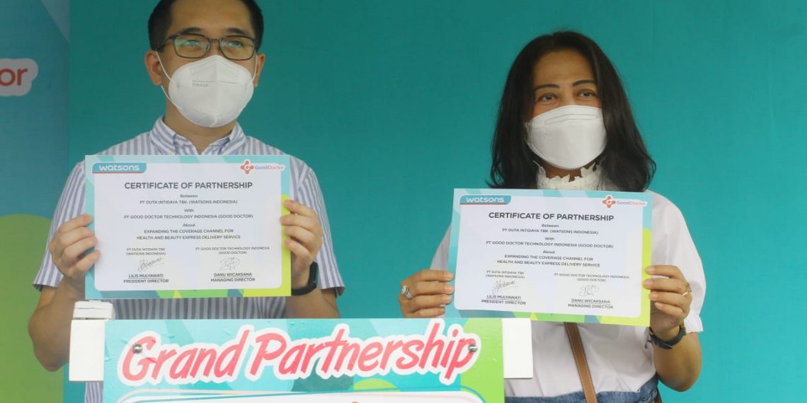 Watsons Indonesia Berkolaborasi dengan Good Doctor Technology Indonesia untuk Meningkatkan Akses Produk Kesehatan dan Kecantikan dengan Layanan Pengiriman yang Cepat