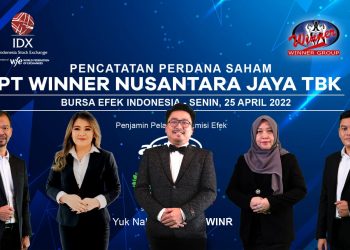 PT Winner Nusantara Jaya Tbk melakukan IPO di masa pemulihan perekonomian Indonesia