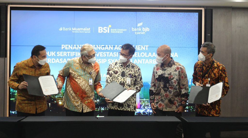 BSI, Muamalat dan bjb Syariah Sinergi Perkuat Pasar Uang Antar Bank Syariah