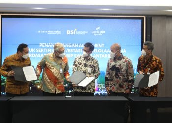 BSI, Muamalat dan bjb Syariah Sinergi Perkuat Pasar Uang Antar Bank Syariah