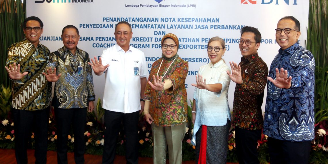 BNI dan LPEI MoU Pemberian Penjaminan Kredit UMKM