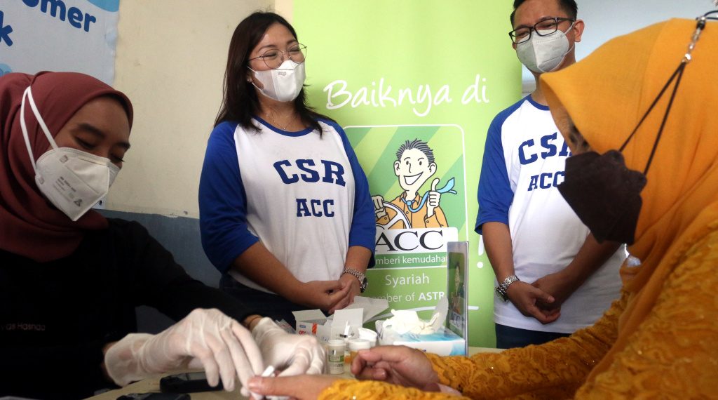 HUT ke 40 ACC Berbagi Pemeriksaan Gratis di Depok