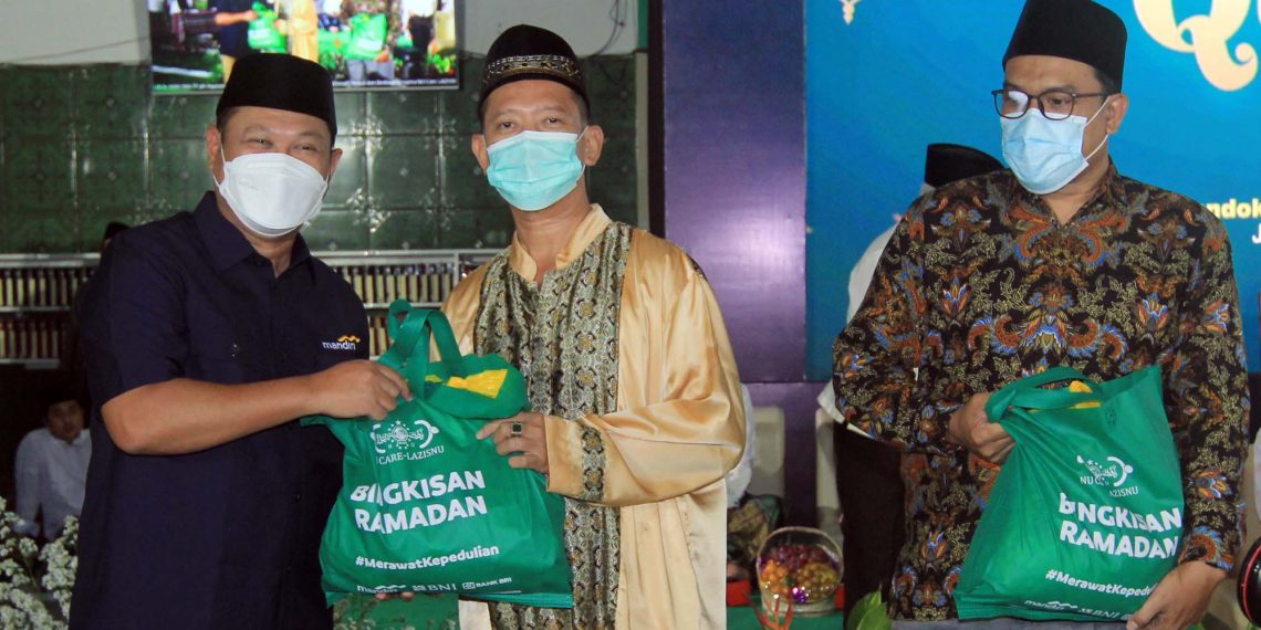 Mandiri Berbagi Sembako Ramadan dengan NU