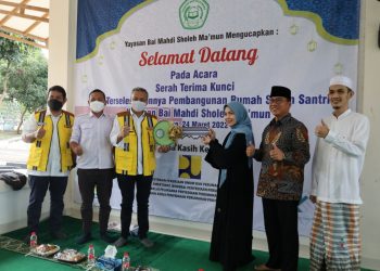 Tingkatkan Semangat Belajar Santri, BP2P Jawa 1 Serah Terima Rusun Ponpes Al Quran Bai Mahdi Soleh Ma’mun Banten
