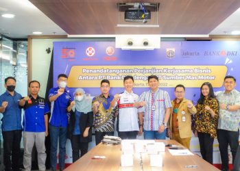 Dorong Pemasaran KMG, Bank DKI Gandeng Sumber Mas Motor
