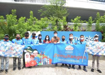 Traveloka Berangkatkan 200 Mitra Driver Eats Delivery Mudik Ke 9 Kota