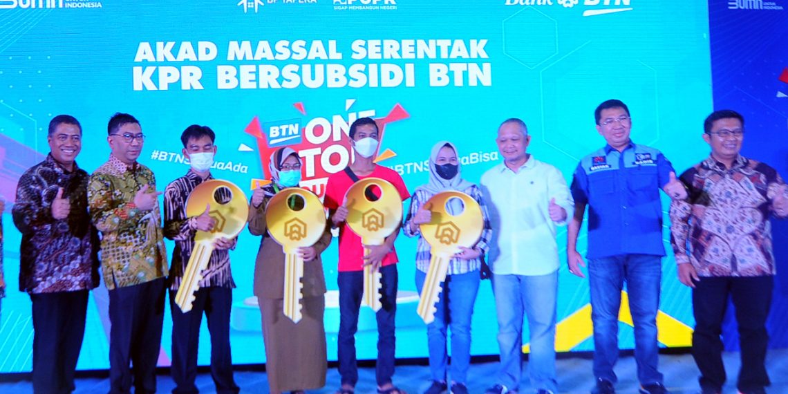 Penuhi Rumah Rakyat, BTN Gelar Akad Massal KPR 10.000 Rumah