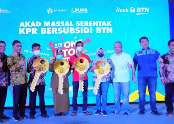 Penuhi Rumah Rakyat, BTN Gelar Akad Massal KPR 10.000 Rumah