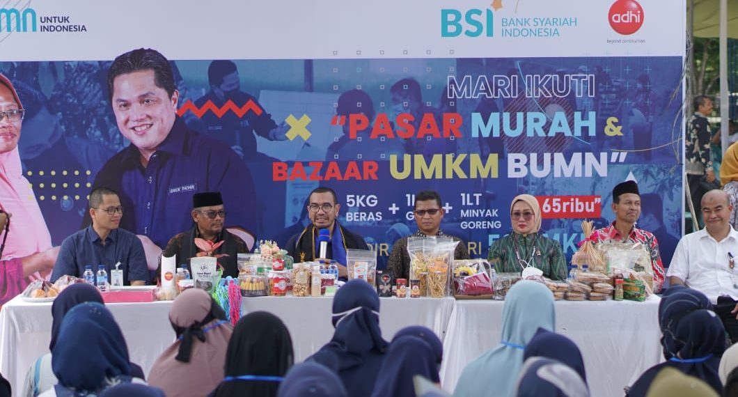 BSI Konsisten Dukung Usaha Lokal Via Pasar Rakyat UMKM BUMN di Langsa Aceh