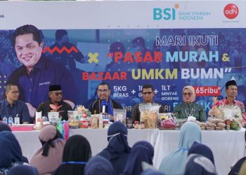 BSI Konsisten Dukung Usaha Lokal Via Pasar Rakyat UMKM BUMN di Langsa Aceh