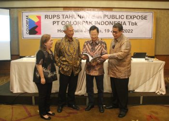 Gelar RUPST, Colorpak Indonesia Berikan 50% Laba Bersih Untuk Dividen