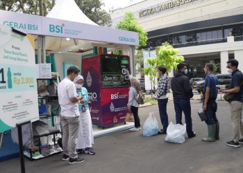 BSI Kampanyekan Gerakan Kurangi Sampah Plastik di Ajang Mandiri Jogja Marathon