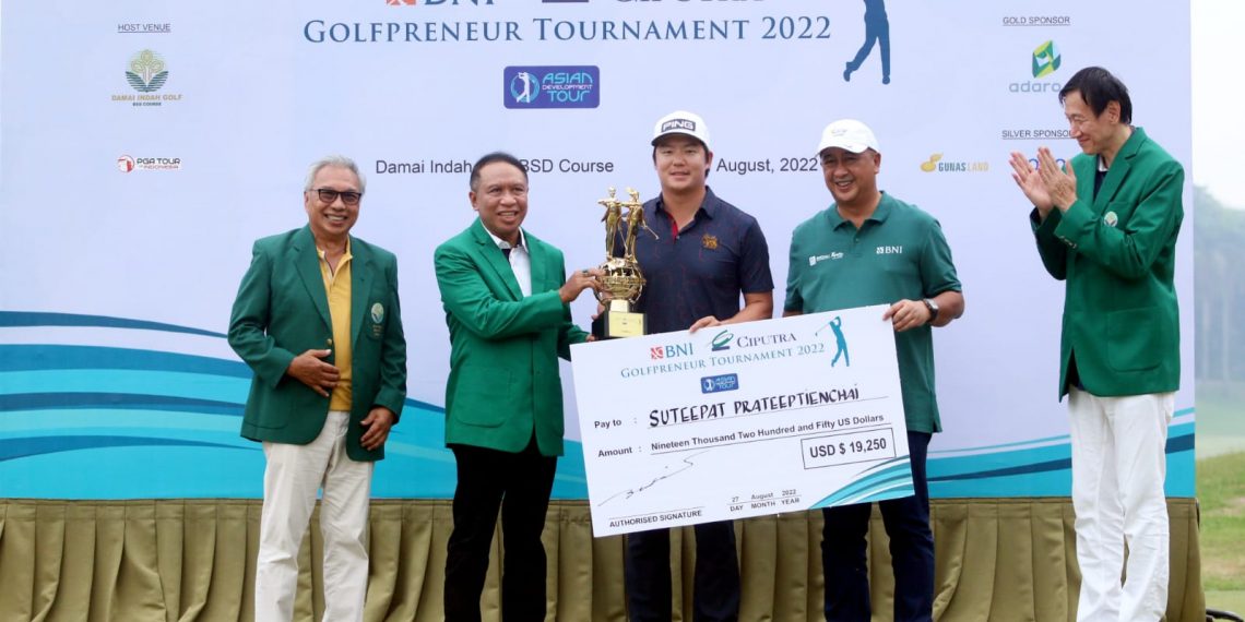Hasil Memukau, Suteepat Praateeptienchai Memenangkan BNI-Ciputra Golfpreneur