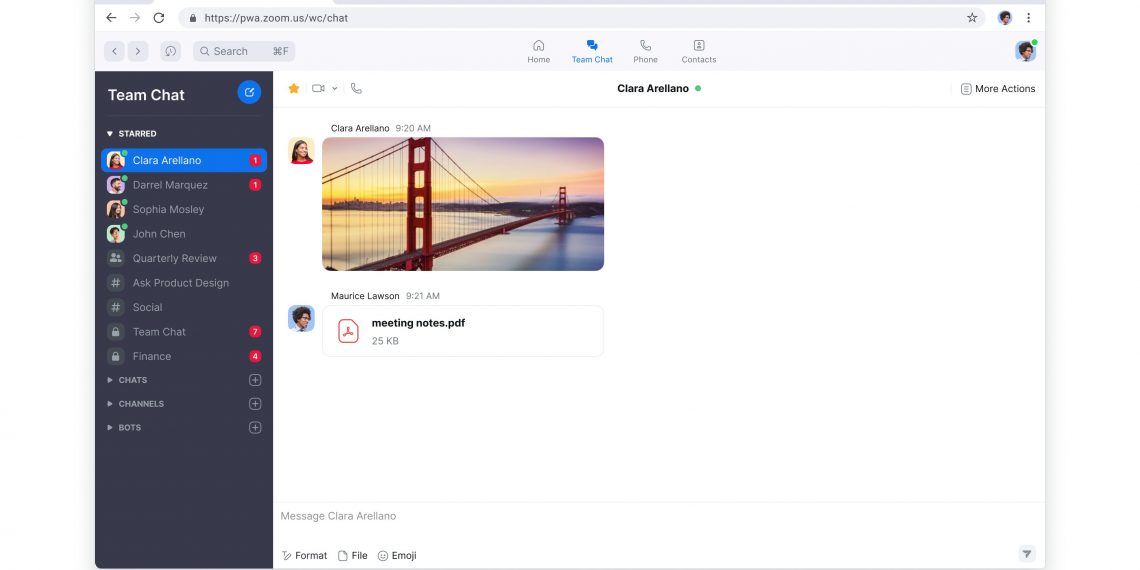 Zoom Team Chat Meningkatkan Pengalaman Kolaborasi Tim Hybrid dan Jarak Jauh