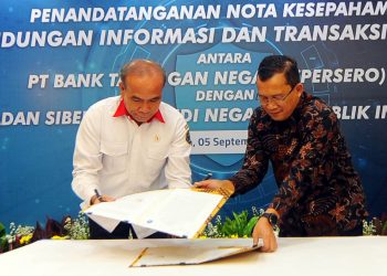 BTN BSSN Maksimalkan Proteksi Transaksi Digital
