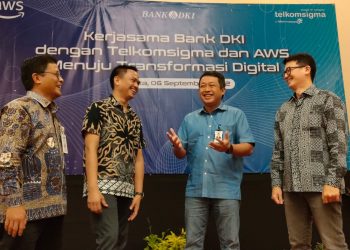 Kerja Sama Bank DKI dengan Amazon Web Services dan Telkomsigma