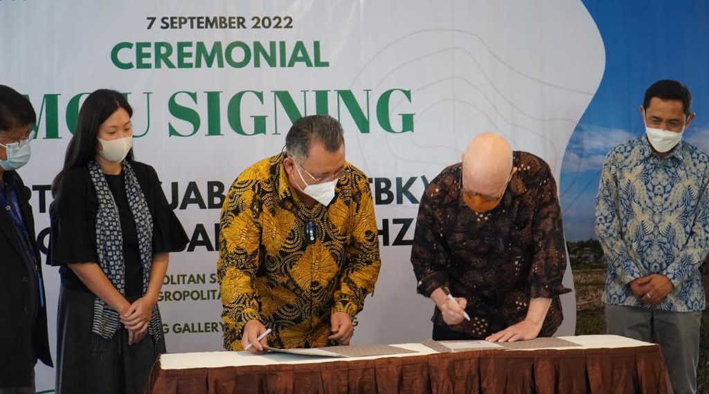 Kerjasama dengan FCL Singapura, Anak Usaha Jababeka Mengembangkan Food Estate