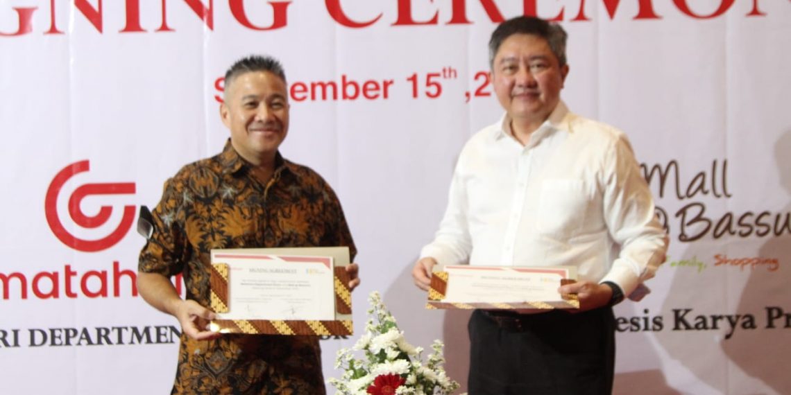 MoU Mall Bassura City dengan Matahari Departemen Store