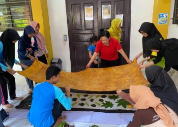 Sinergi Pertamina Berikan Pelatihan Ecoprint Untuk Sahabat Difabel