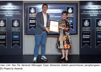 Casa Domaine Raih Penghargaan di Ajang Bergengsi Asia Pacific Property Awards