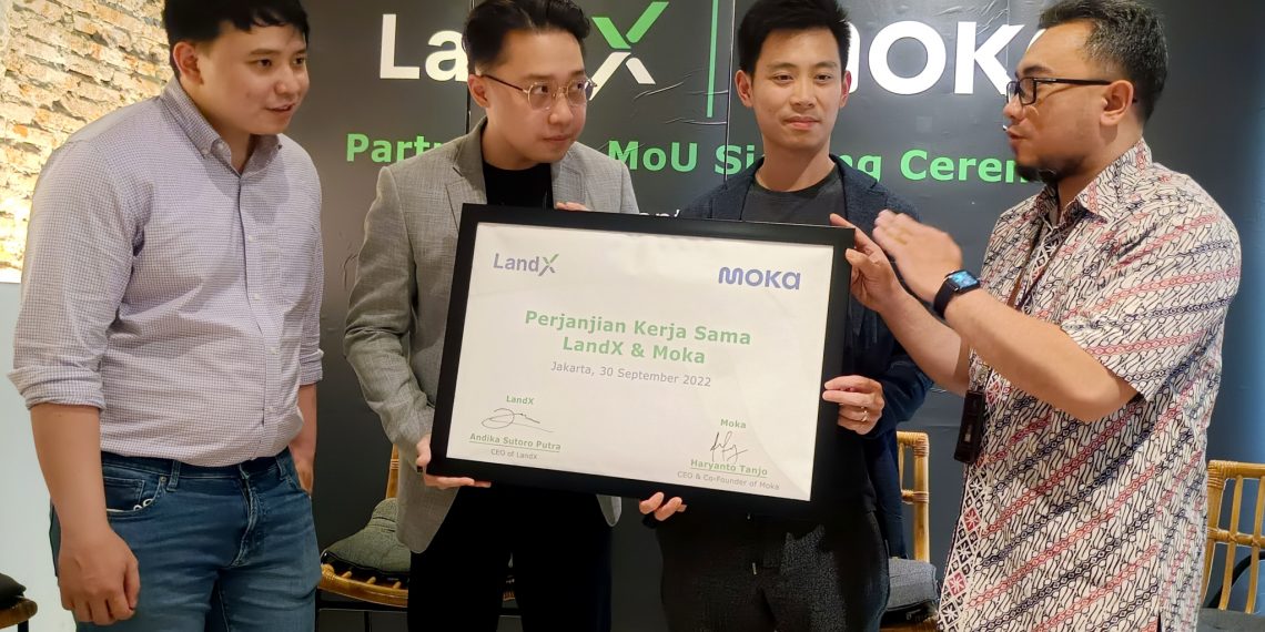 Kerja sama LandX dan Moka