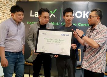 Kerja sama LandX dan Moka