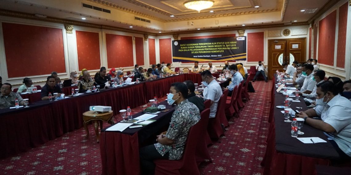 BP2P Jawa 1 Gelar Rapat Alih Status dan Hibah Rusun Kampus