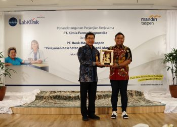Bank Mandiri Taspen dan Kimia Farma Diagnostika Tandatangani Perjanjian Kerja Sama terkait Penyediaan Klinik Kesehatan bagi Nasabah di Setiap Kantor Cabangnya