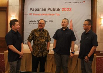 PT Garuda Metalindo Tbk (BOLT) mencatatkan peningkatan penjualan konsolidasi bersih 9M22 sebesar 23,28 persen dibandingkan 9M21.