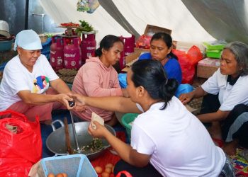 Pertamina Salurkan 100 LPG Bright Gas untuk Dapur Umum Pengungsi Cianjur