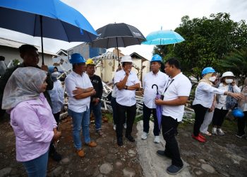 Direksi BTN Terjun Langsung Bantu Korban Bencana Cianjur