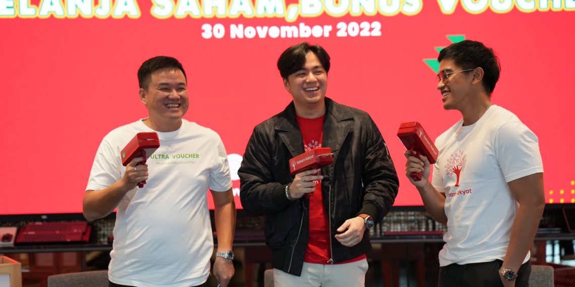 Kolaborasi Saham Rakyat dan Ultra Voucher, Hadirkan Fitur Bonus Poin di Tiap Transaksi Saham