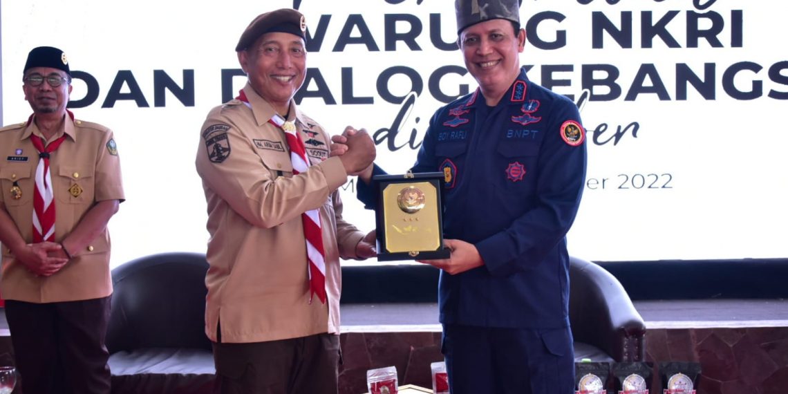 Resmikan Warung NKRI Jember, Kepala BNPT Ri Ajak Pramuka Jawa Timur Tingkatkan Ketahanan Anak Muda Terhadap Propaganda Destruktif