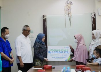 BPJAMSOSTEK Serahkan Santunan Senilai Rp 1,3 M