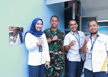 PT ASABRI (Persero) meresmikan perbaikan sarana olahraga di lingkungan Markas Batalyon Komando (Yonko) 461 Kopasgat Lanud Halim Perdanakusuma melalui program bantuan TJSL