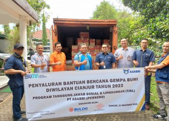 Asabri Serahkan Bantuan Korban Bencana Gempa Di Cianjur