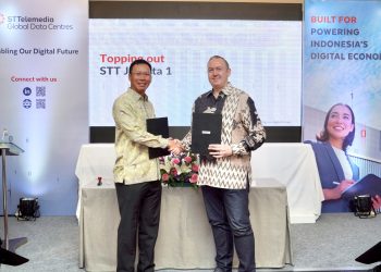 STT GDC Topping Off Pusat Data Pertamanya di Indonesia Siap Ciptakan 28 Ribu Lapangan Kerja