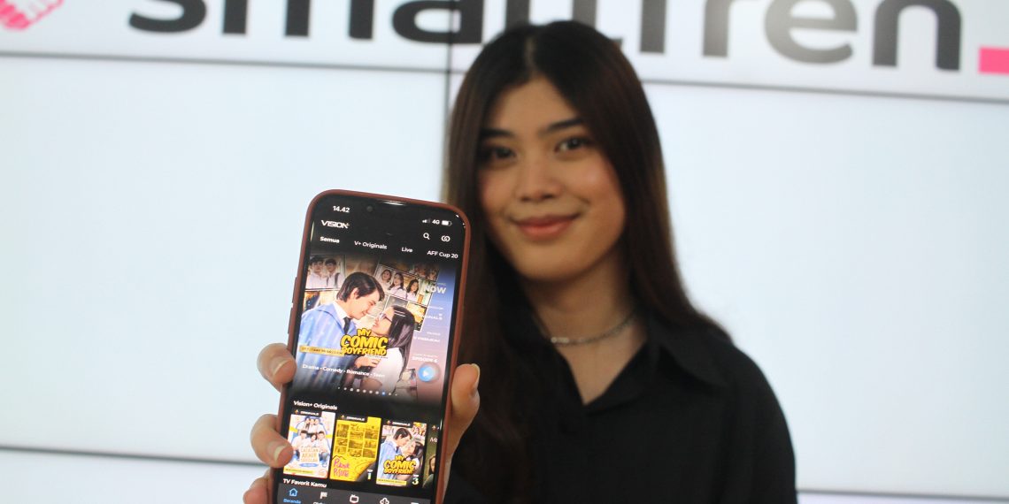 Smartfren Hadirkan Kartu Perdana Vision+, dengan Gratis Akses Konten Streaming